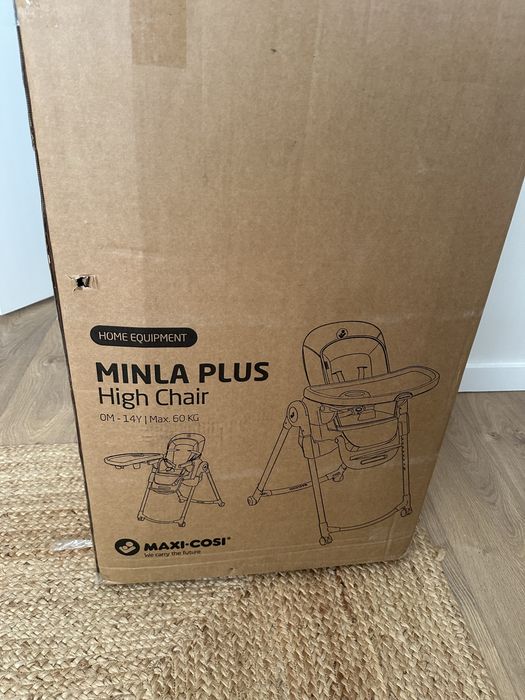 Maxi cosi minla plus cadeira refeição/papa