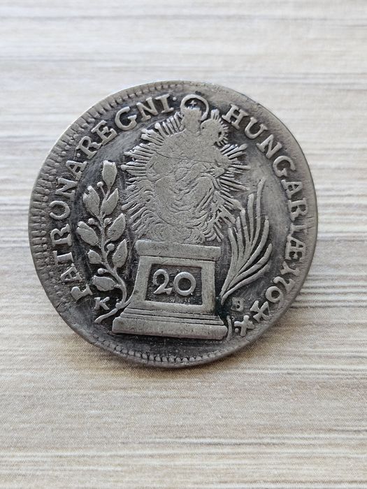 20 krajcarów 1764, Maria Teresa,  srebro,  guzik
