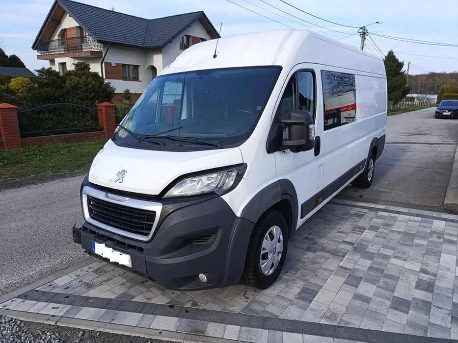 Peugeot Boxer  2.0d 130km Brygadówka L4H2 6 osób klimatyzacja