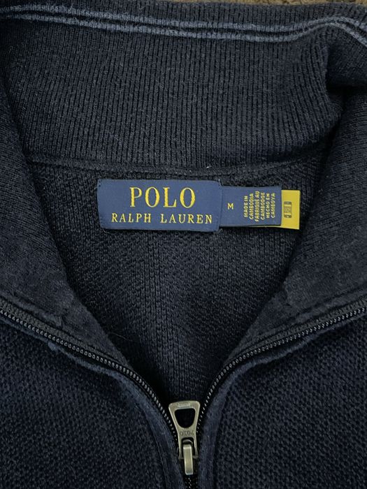 Mesh-knit Cotton Full-zip Sweater Polo Ralph Lauren
