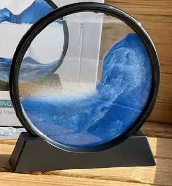 Картина-антистрес "Піщаний водоспад" 3Д картина з піском Пісочна