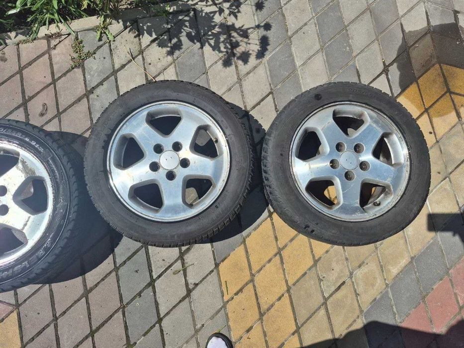 Титанові диски з гумою на 16