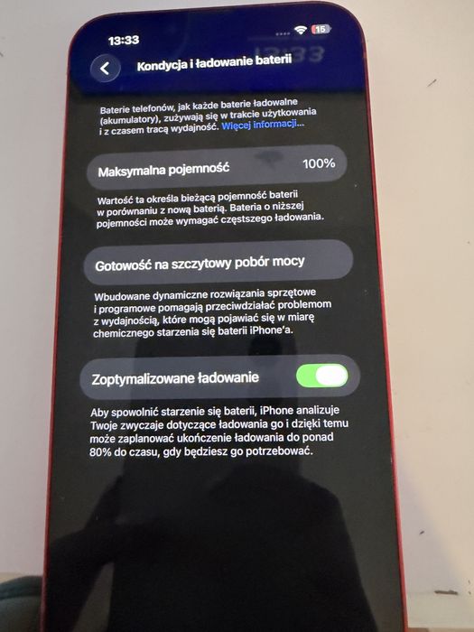 Iphon 13  pudelko plus kabel
