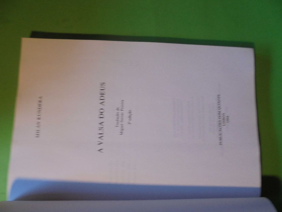 Kundera (Milan);A Valsa de Adeus