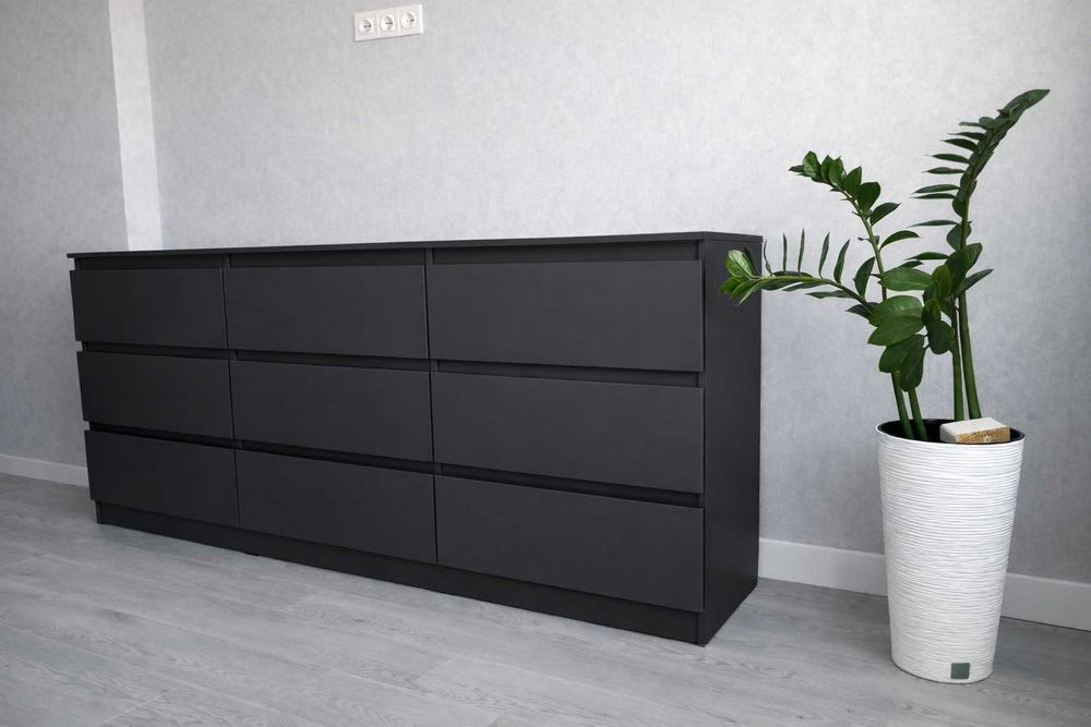 Великий комод на 9 шухляд 190х90х45см  комод большой 9 ящиков