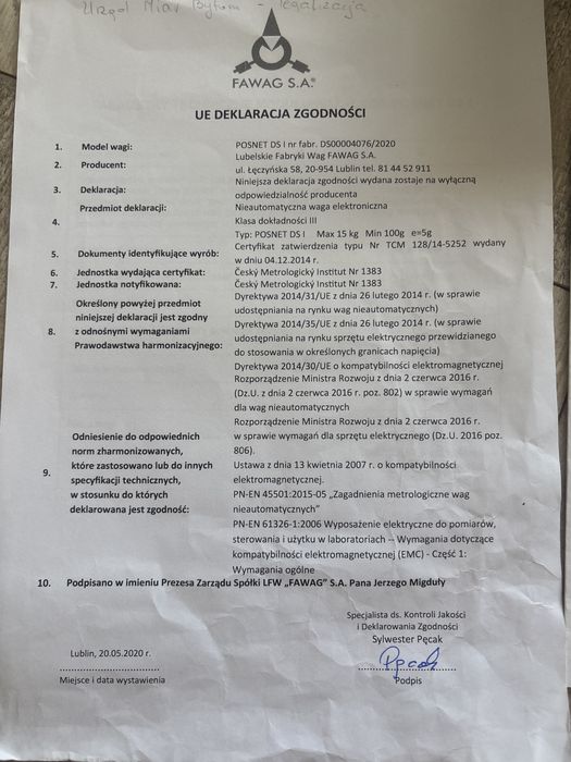 Waga Posnet DS I