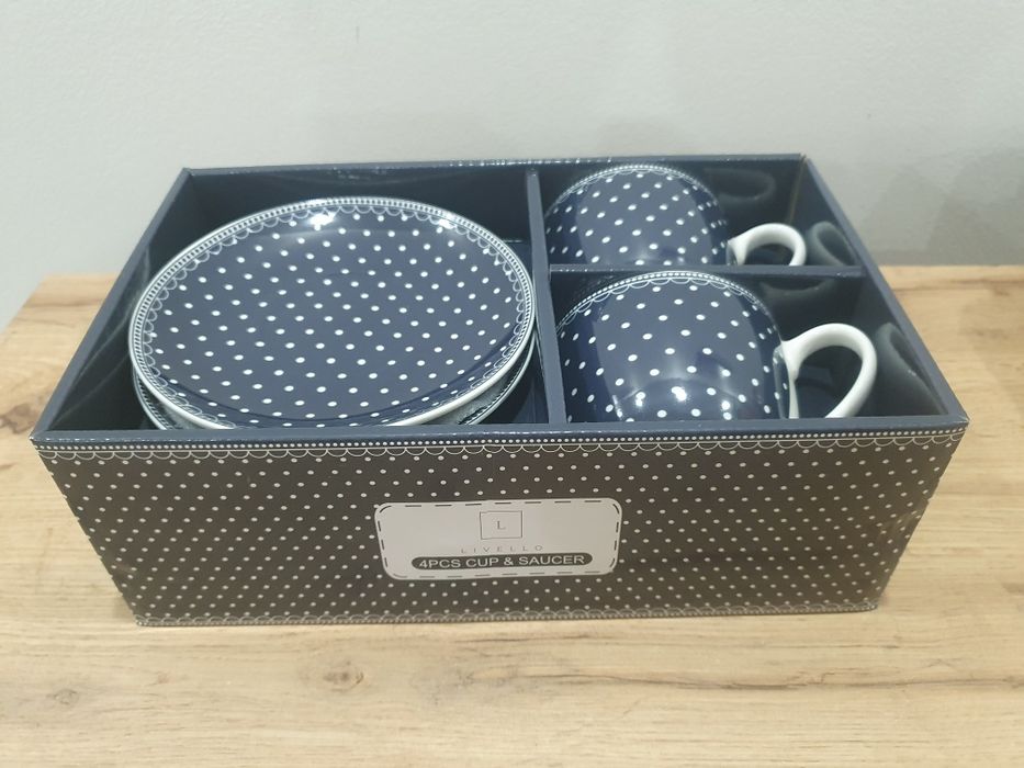 Zestaw 2 Filiżanek ze spodkami CR2-102 Livello