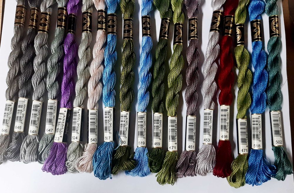 Linha para bordar perlé 5 DMC