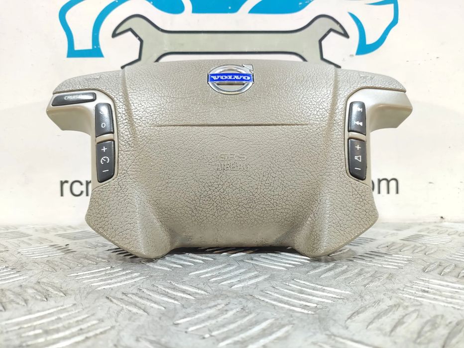 AIRBAG VOLANTE GUIADOR CONDUTOR VOLVO V70 II 2 MK2 30754314 PELE