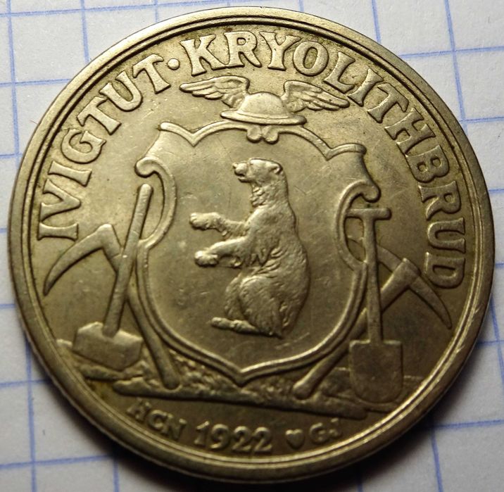 Grenlandia 10 koron, 1922
