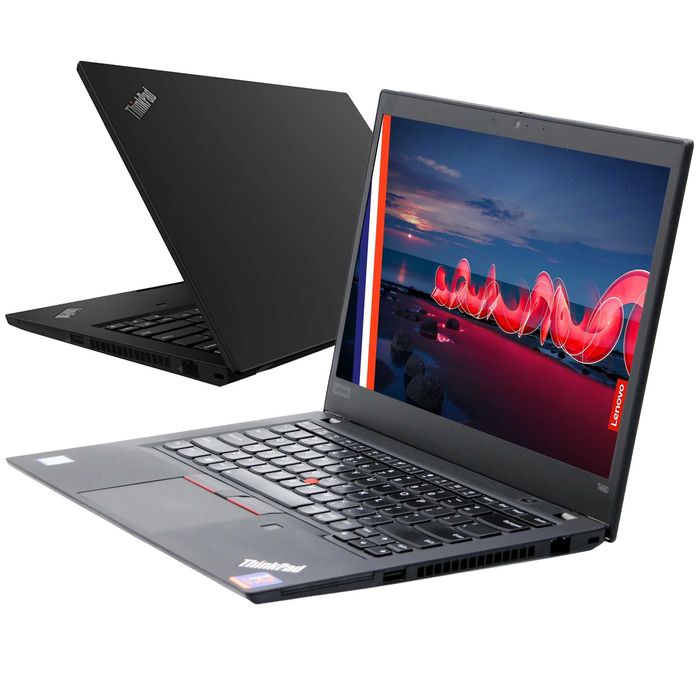 Laptop Lenovo T490s i7/ 16/ SSD 512+320/ 14,1" MAT FHD IPS/ W11/ dowóz gratis