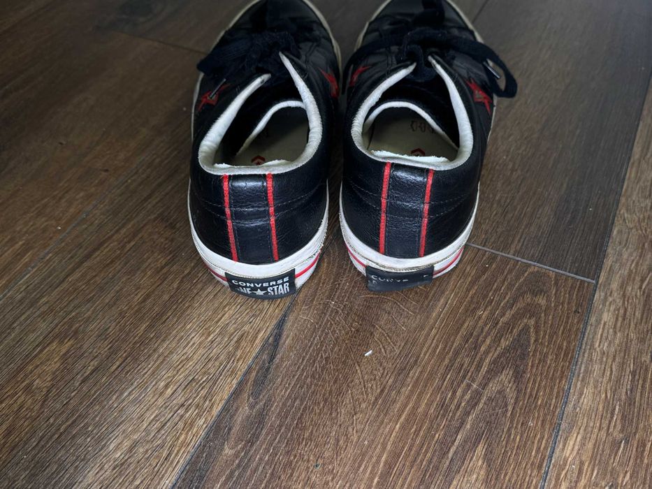 Converse skórzane czarne EU42.5 / 27cm – oryginał, wygodne, dobra cena