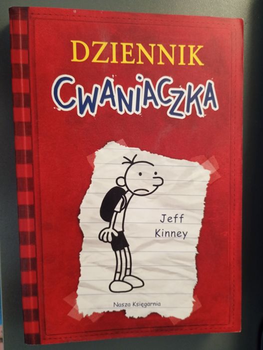 ,,Dziennik Cwaniaczka"  Jeff Kinney - 7 książek