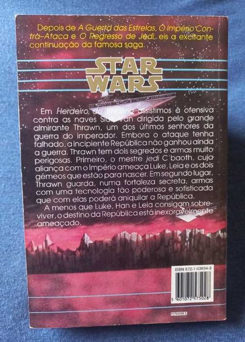 Star Wars - A Ressureição da Força Negra - Timothy Zahn (Trilogia Thrawn - Volume 2)