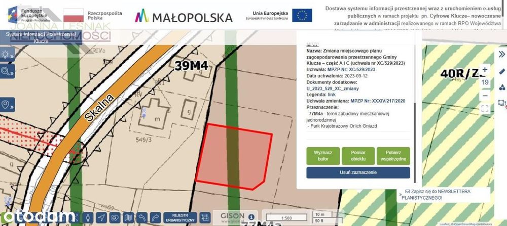 Działka, Hucisko