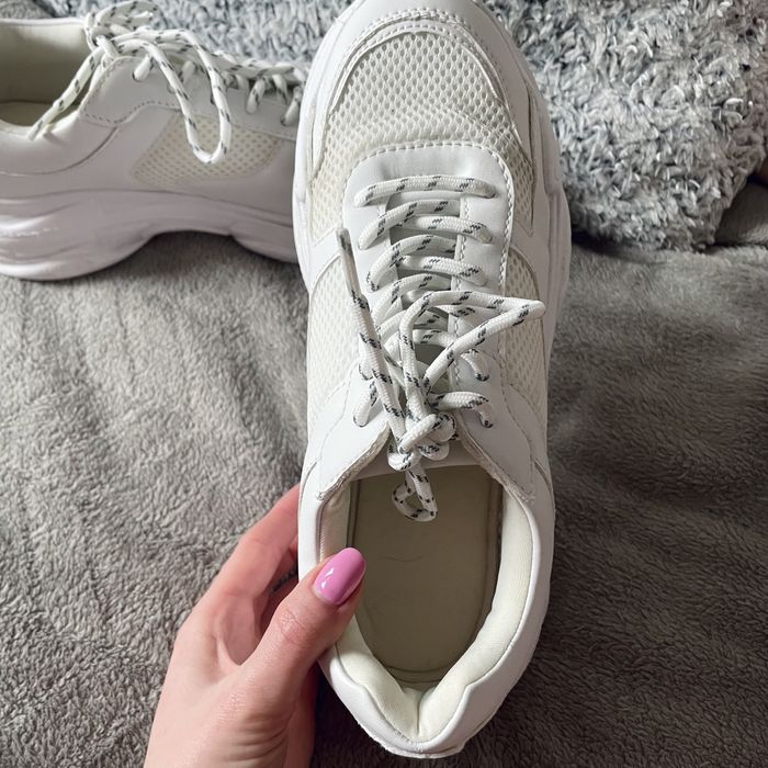 Even&odd sneakersy buty sportowe białe 38 wiosna