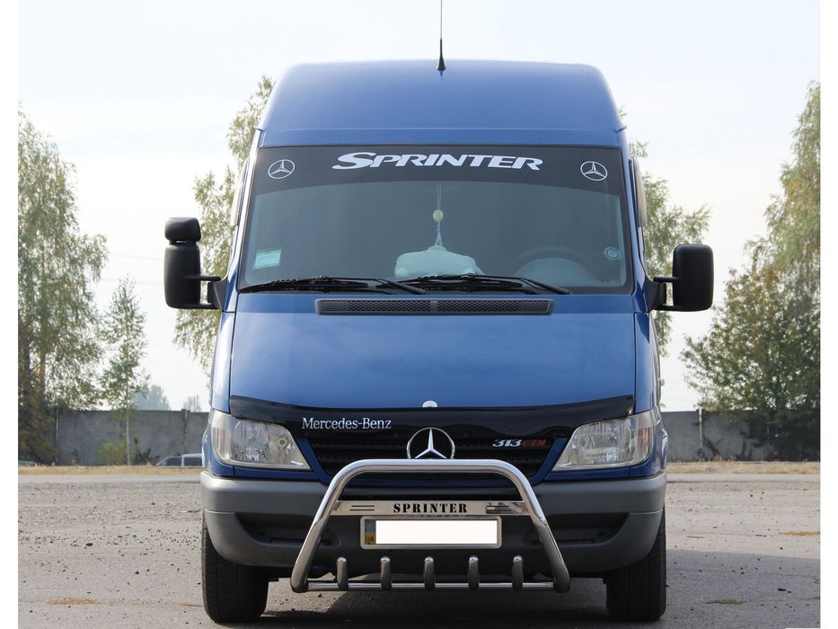 Кенгурятник WT004 нержавіюча сталь Mercedes Sprinter 1995-2006 рр.