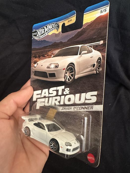 Hot Wheels Fast & Furious 2024 Brian O’Conner Toyota Supra Branco 5/5