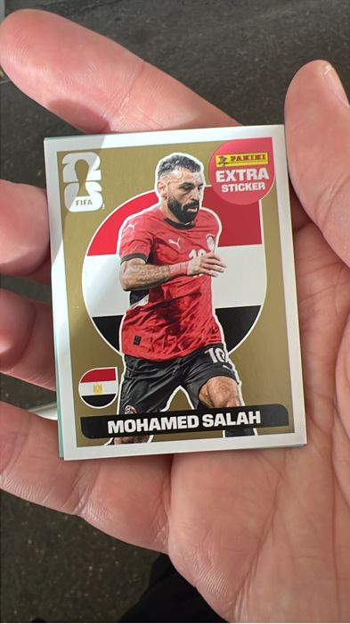 Cromo Mundial 2026 Panini Mohamed Salah Gold