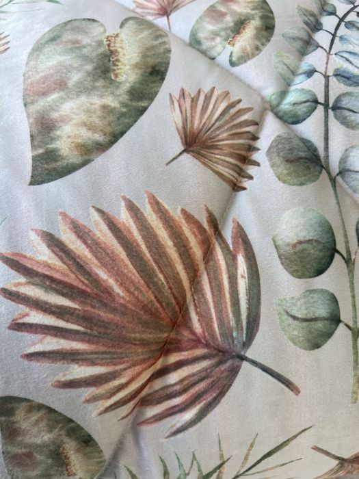 Edredão em veludo estampado digital