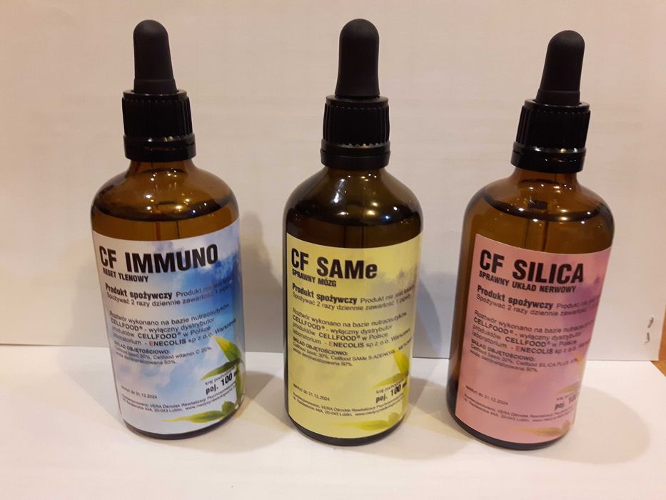 Super Zestaw CF - rewitalizacja organizmu - 3 x 100 ml - CELLFOOD