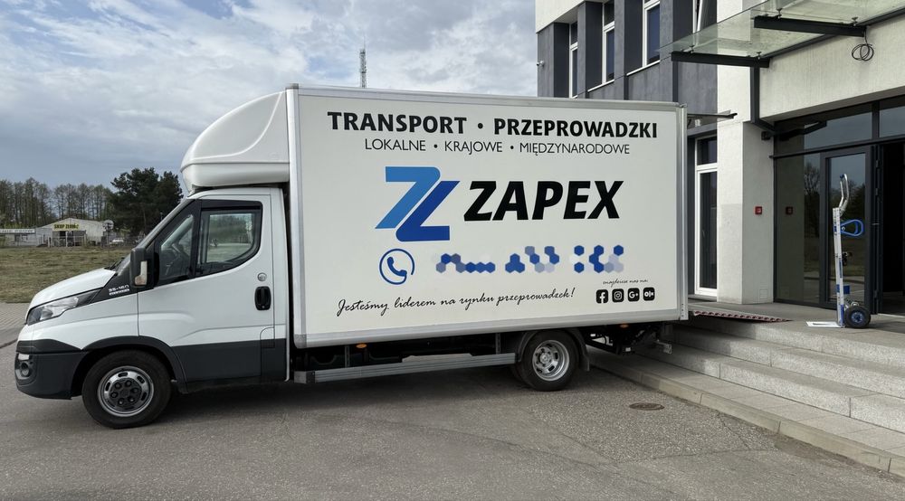 ZAPEX PRZEPROWADZKI & TRANSPORT  Bydgoszcz-Meblowóz-Schodołaz-Tragarze
