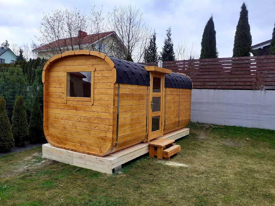 Sauna Ogrodowa Beczka Iglo Owalna Sauny z Litwy od Producenta