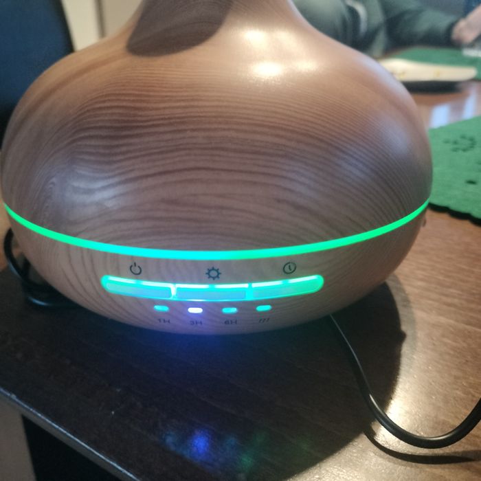 GRUNDIG Elektryczny drewniany dyfuzor zapachowy z oświetleniem LED | 5