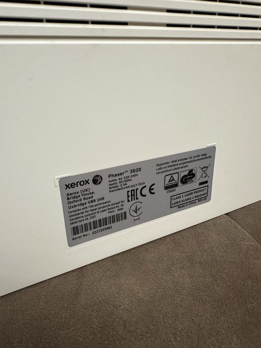Лазерний принтер Xerox Phaser 3020