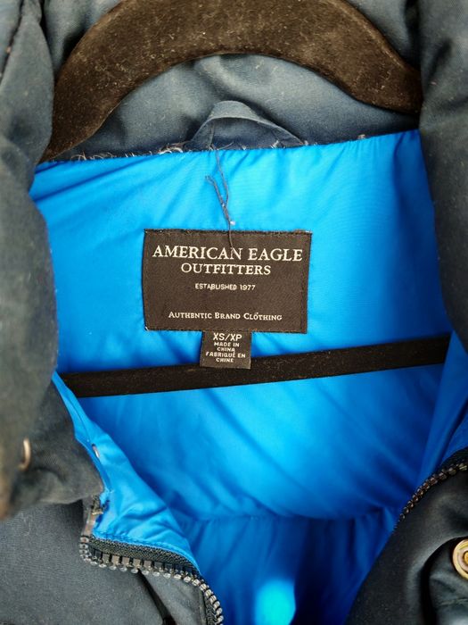 American Eagle Outfitters kurtka zimowa puffer XS z kapturem