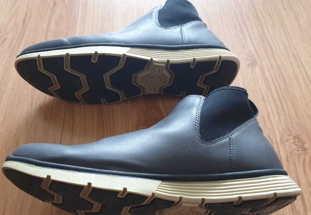 Szare męskie sztyblety roz 45