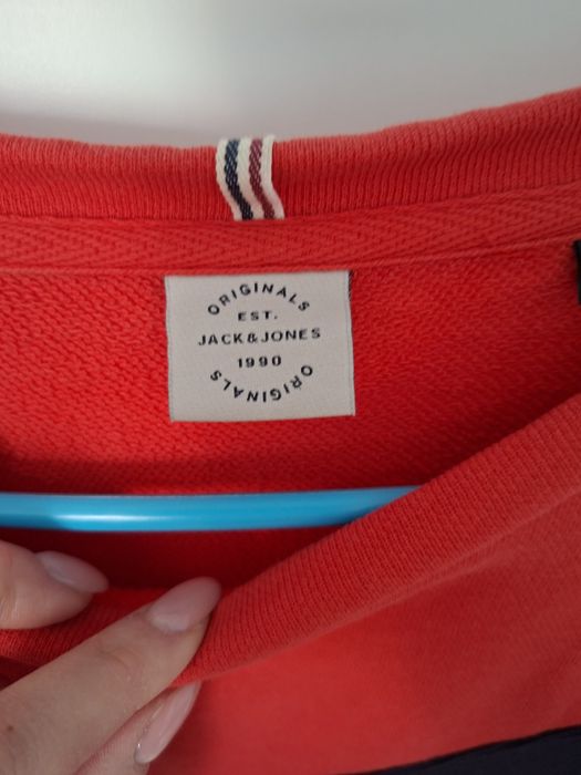 Bluza męska L czerwona