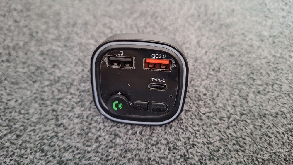 Transmiter FM USB , USB-C , microSD , 100% SPRAWNY,