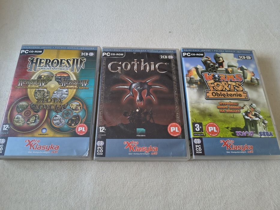 Zestaw Gier Extra Klasyka - Heroes IV, Gothic, Worms Forts Oblężenie