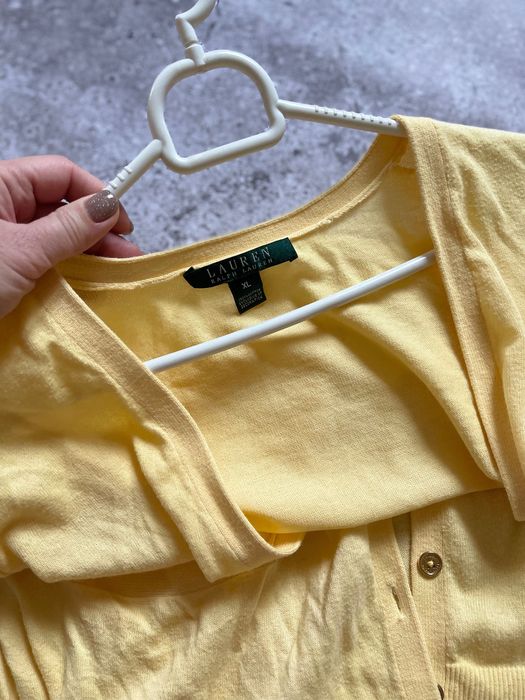 Жовтий жіночий кардиган ralph lauren