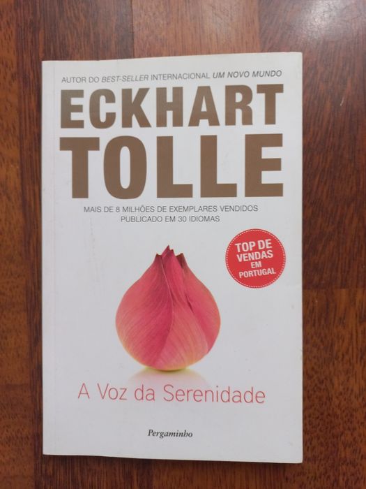 Vendo livro de Eckart Tolle: o livro da serenidade