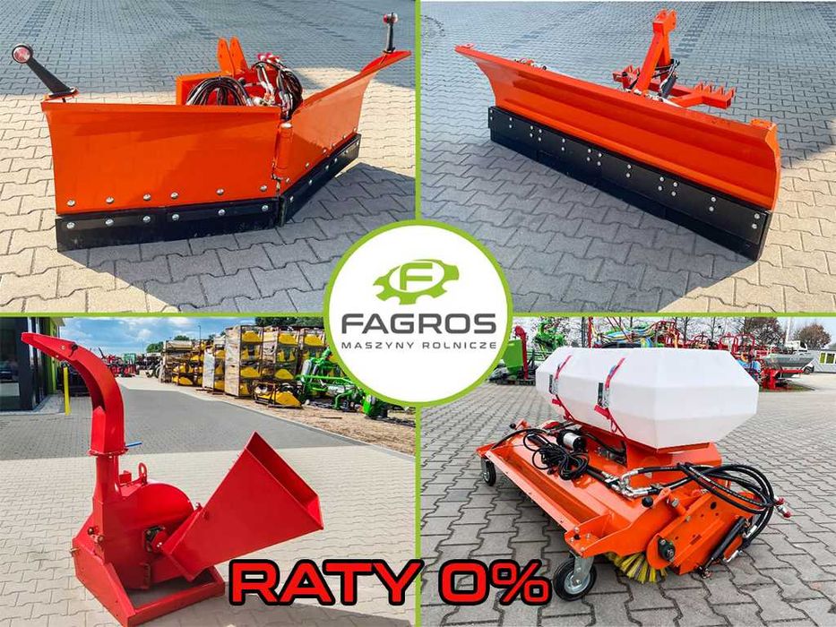 Pług śnieżny strzałka Zamiatarka Rębak Piaskarko Solarka RATY Dostawa