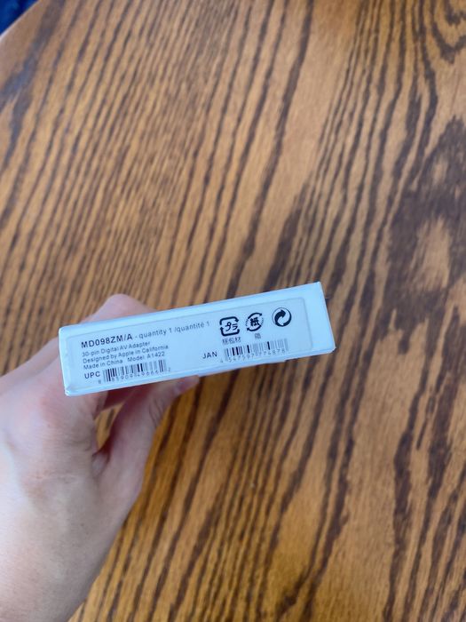 Apple Lightning Digital AV Adapter оригінал