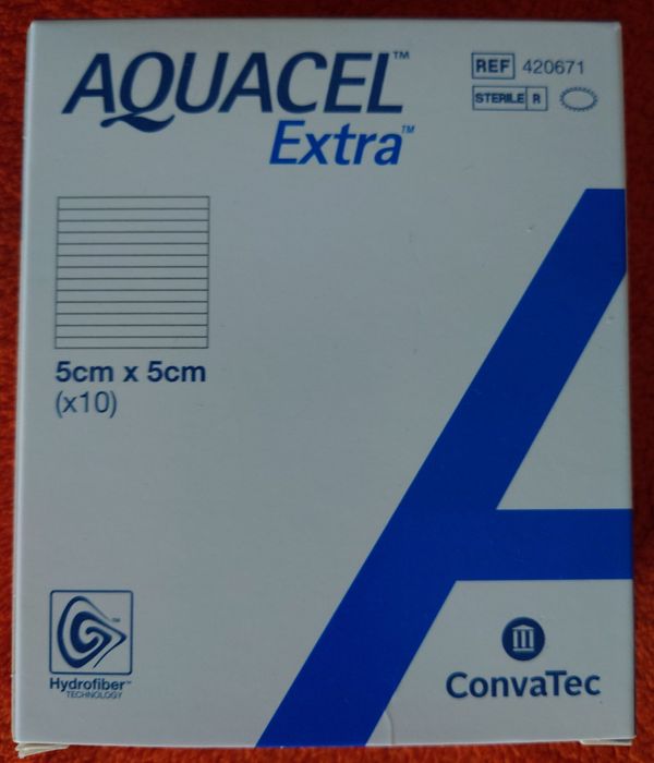 Opatrunki Aquacel Extra  5x5cm 10szt