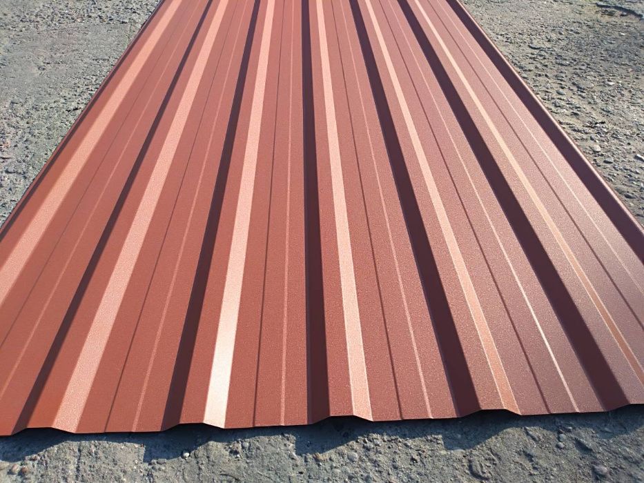 BLACHA trapezowa T-18 8004 CEGLASTY mat - KURIER od ręki