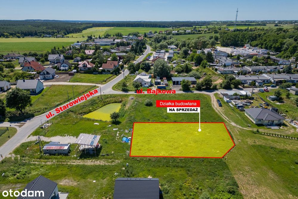 Działka Osówiec |  1 253 m2 | wydane WZ | prąd | malownicze położenie