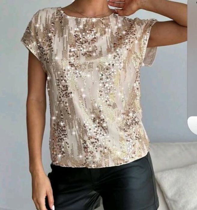 Bluzka cekiny sylwester