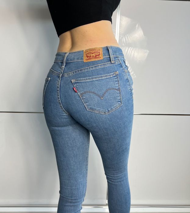 Spodnie Levi’s 710 Super Skinny Damskie Jeansy Podkreślające pośladki
