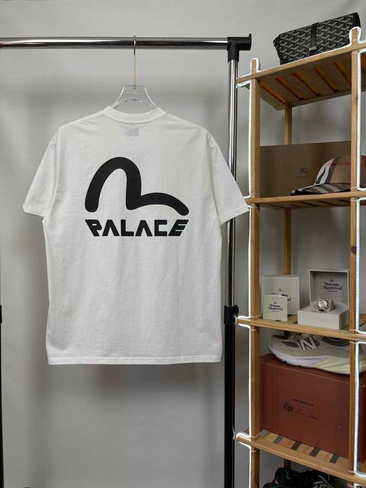 Футболка Palace & Evisu | Бавовняна Футболка Палас & Івісу | Стрітвір