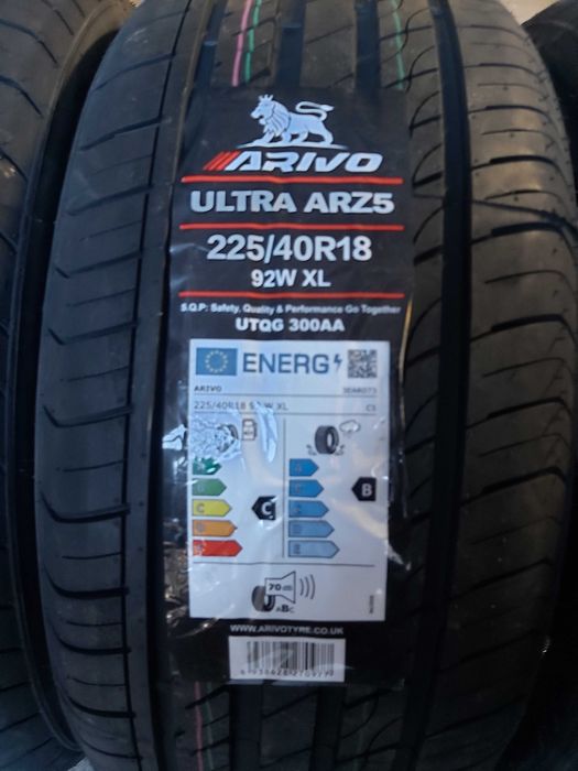 225/40R18 92W ARIVO ULTRA ARZ5 dwie nowe opony letnie
