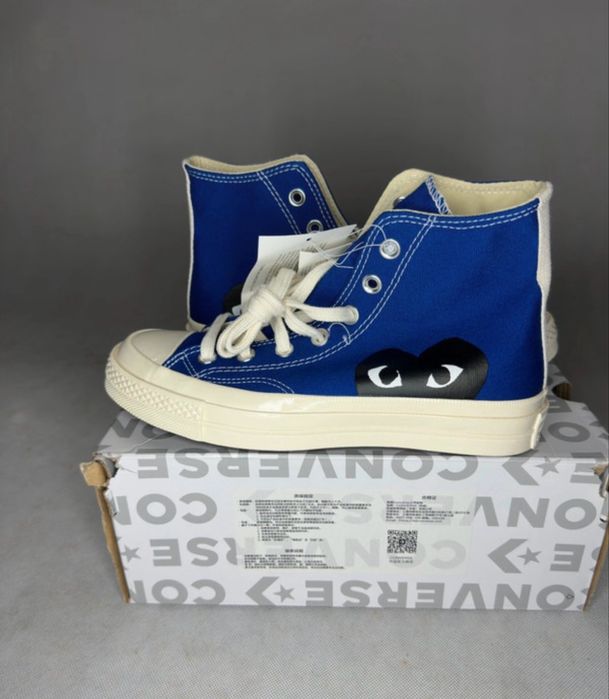 Buty Sportowe Trampki Converse Chuck Taylor 70 CDG Niebieskie 37 vinta
