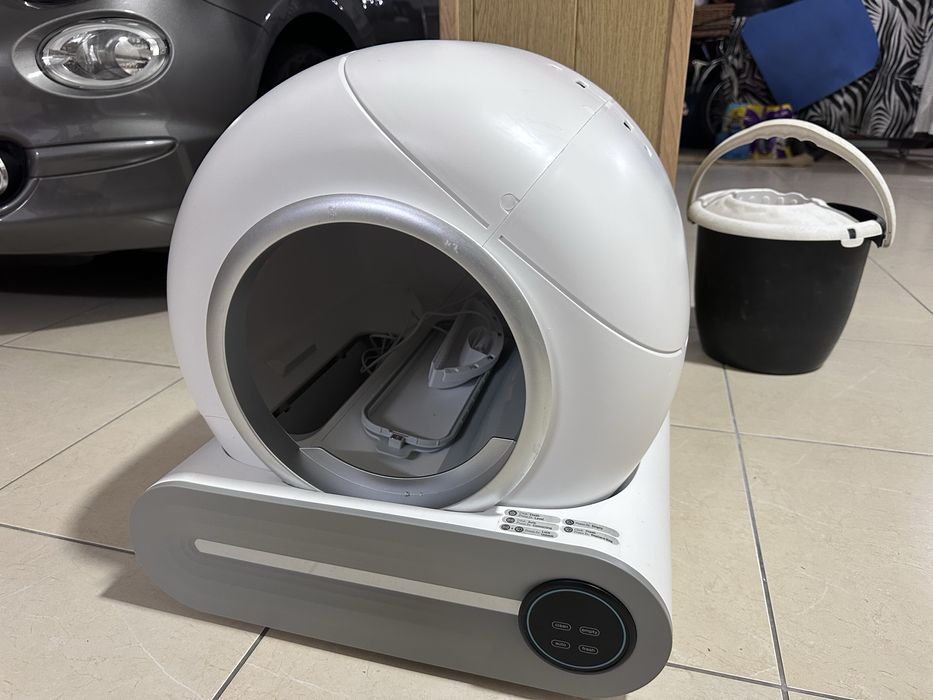 Caixa de areia automatica para gatos
