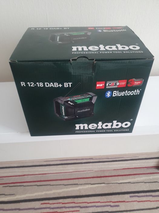 Radio budowlane metabo