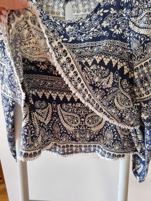 Blusa  top Tiffosi azul
