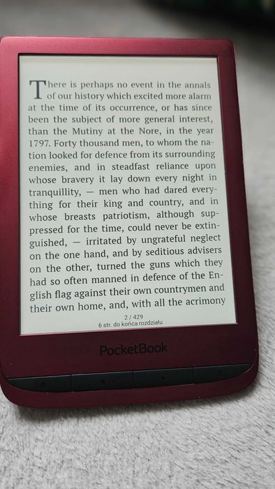 PocetBook Touch lux 5- Stan idealny + orginalny pokrowiec.